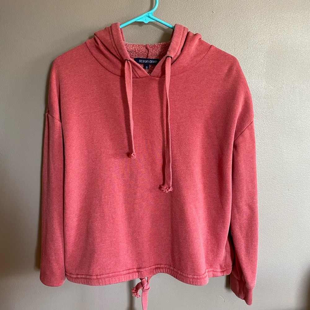 red hoodie